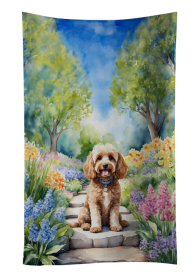 Cockapoo Spring Path Kitchen Towel