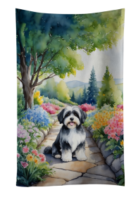 Havanese Spring Path Kitchen Towel