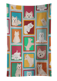 Lots of Westie Kitchen Towel