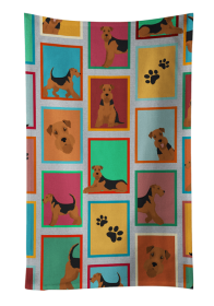 Lots of Airedale Terrier Kitchen Towel