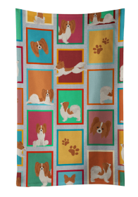 Lots of Red and White Papillon Kitchen Towel